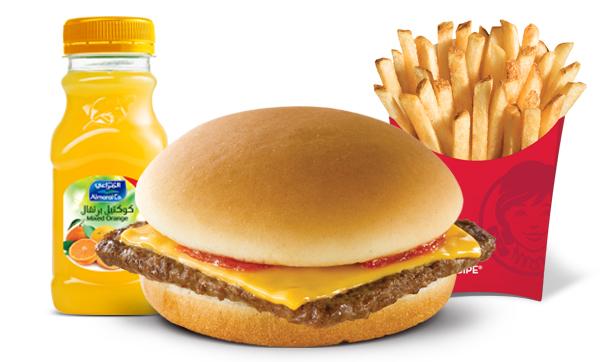 Kids Cheeseburger Meal – Wendys UAE - Main Image